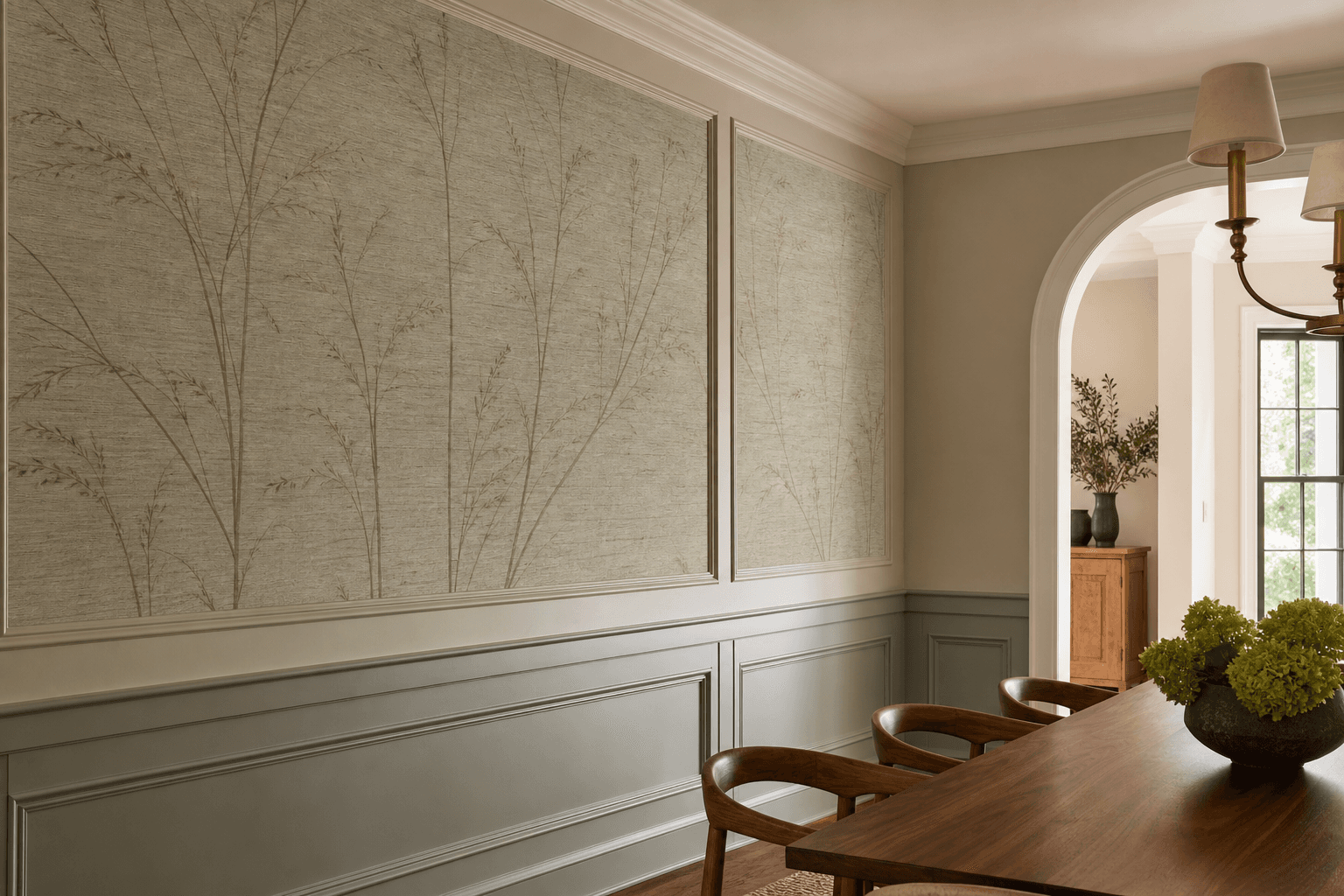 Wallpaper & Applied Molding
