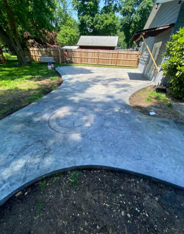 Custom Stamped Patio